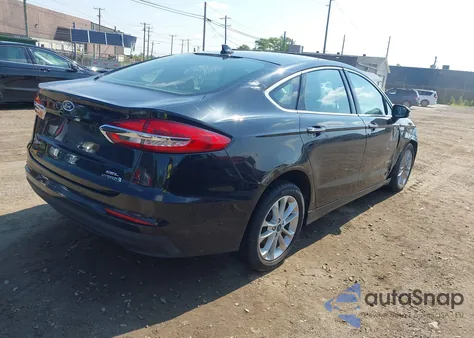 2019 Ford Fusion Hybrid Sel из США, поврежденный, VIN 3FA6P0MU9KR108127